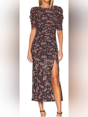 Free People Briella Midi Dress Twilight Combo